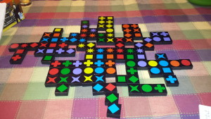 End of a game of Qwirkle